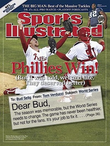Phillies World Series Sports Illustrated Cover