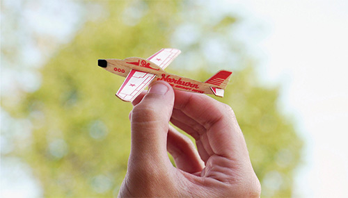 Card Flying Away